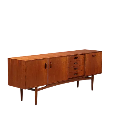 Credenza impiallacciata in teak, '900
