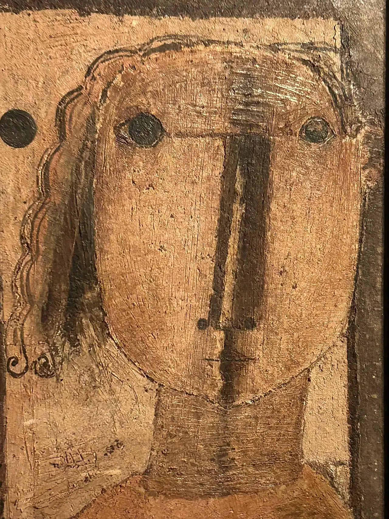 Figura essenziale di Antonio Mignozzi, olio su tela, fine '900 2