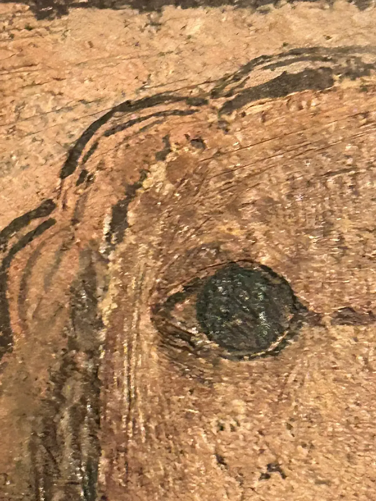 Figura essenziale di Antonio Mignozzi, olio su tela, fine '900 5