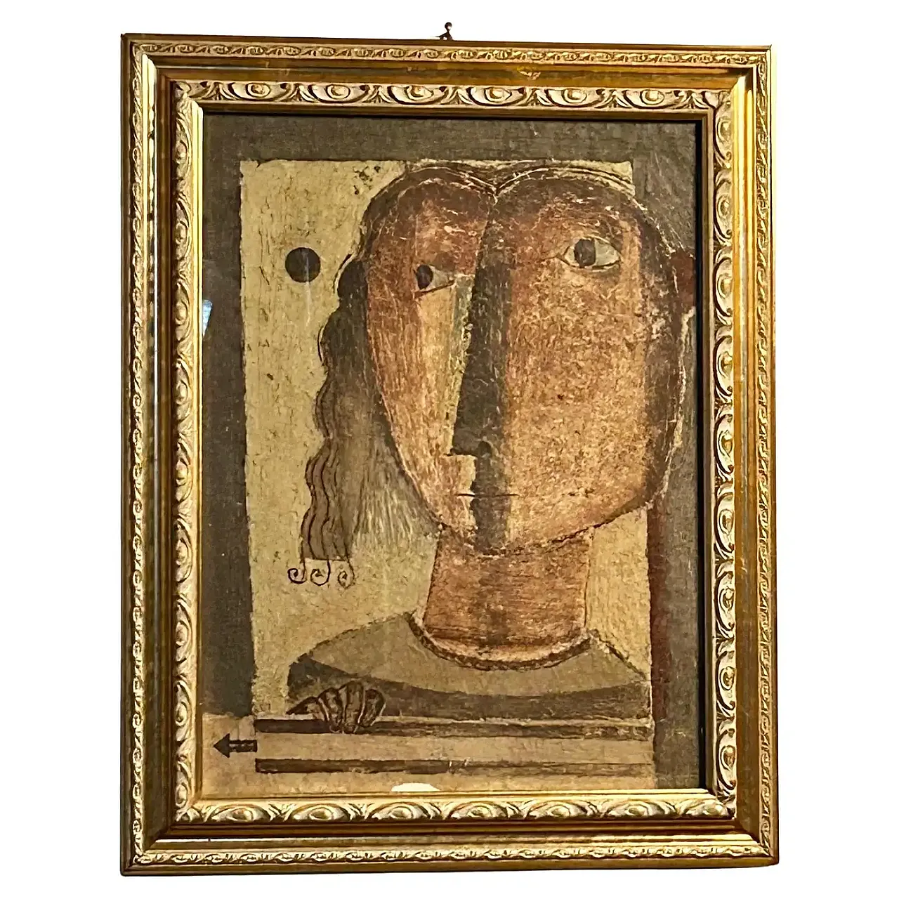 Figura Frontale di Antonio Mignozzi, olio su tela, fine '900 1