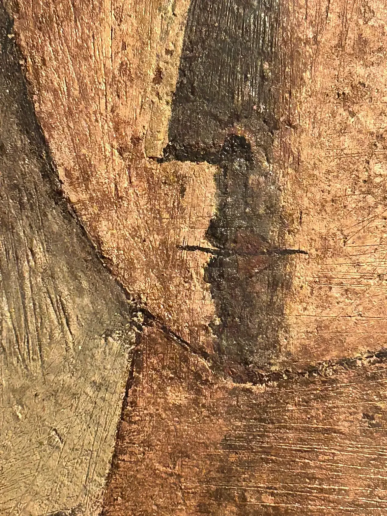 Figura Frontale di Antonio Mignozzi, olio su tela, fine '900 4