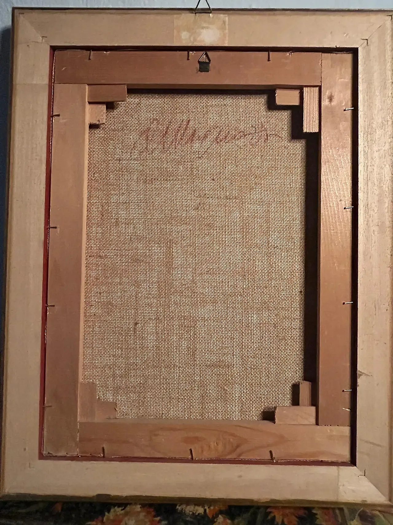 Figura Frontale di Antonio Mignozzi, olio su tela, fine '900 7