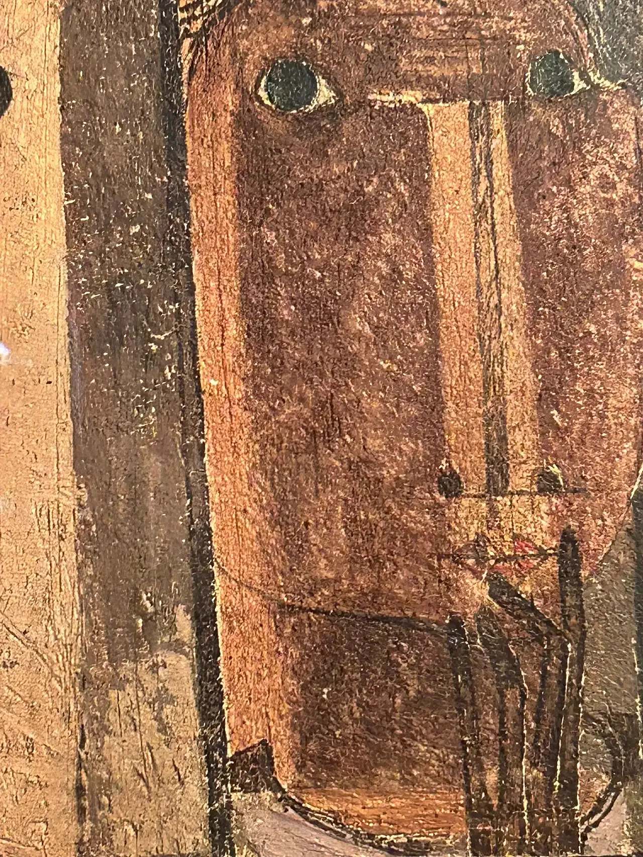 Figura con Mano di Antonio Mignozzi, olio su tela, fine '900 5