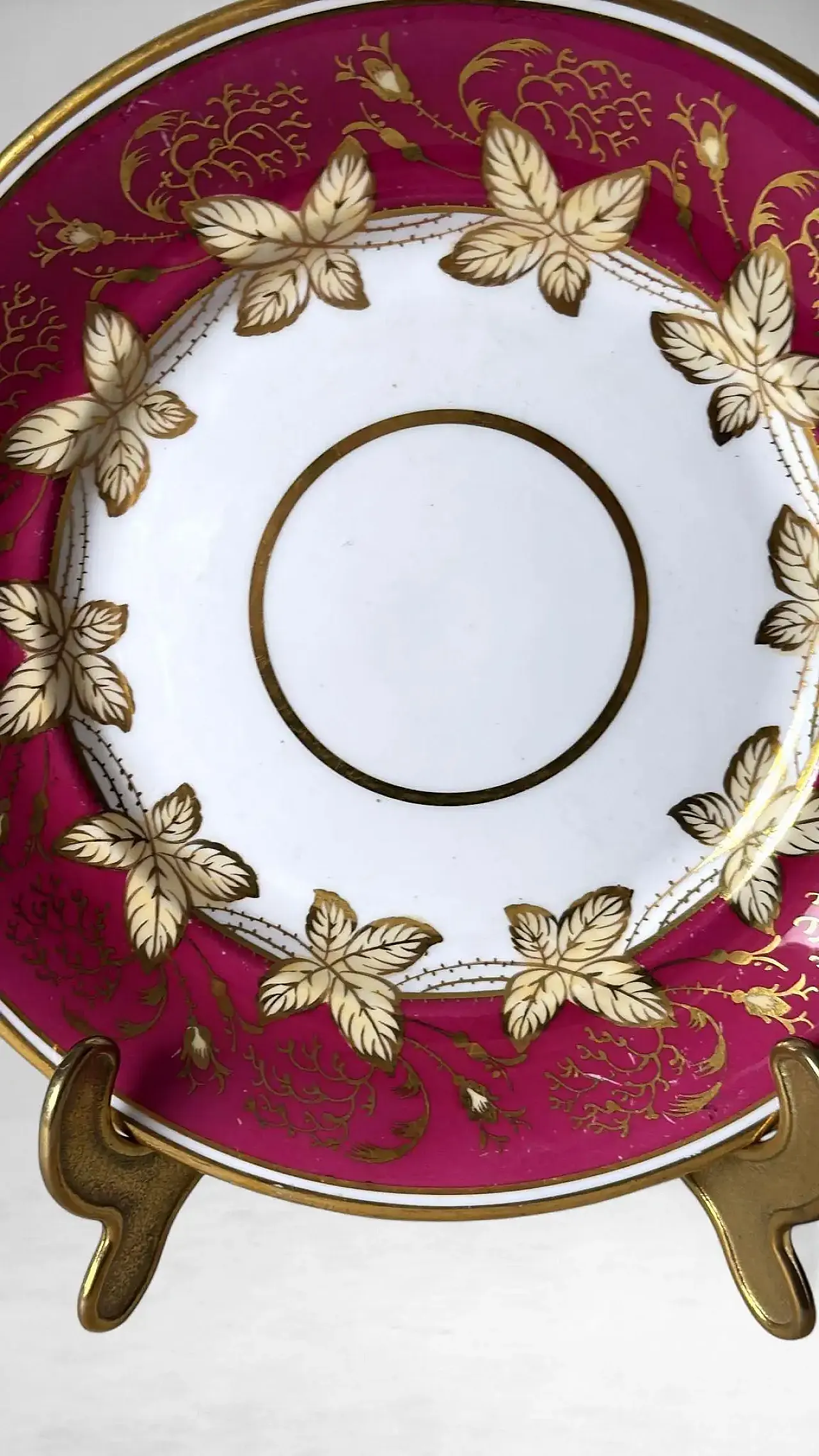 Coppia di vassoi da dessert Porcelaine De Paris, fine '800 7