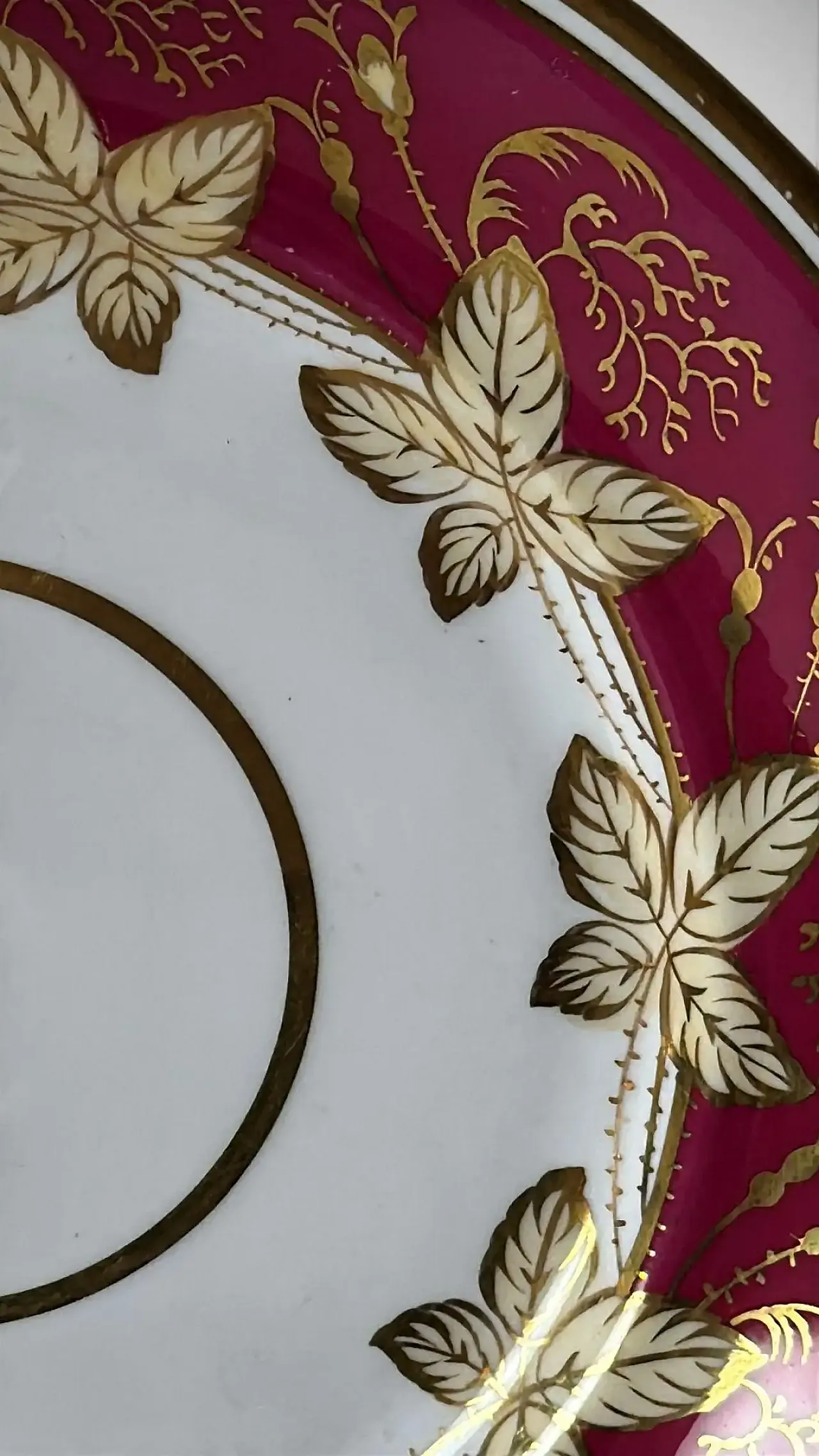 Coppia di vassoi da dessert Porcelaine De Paris, fine '800 8