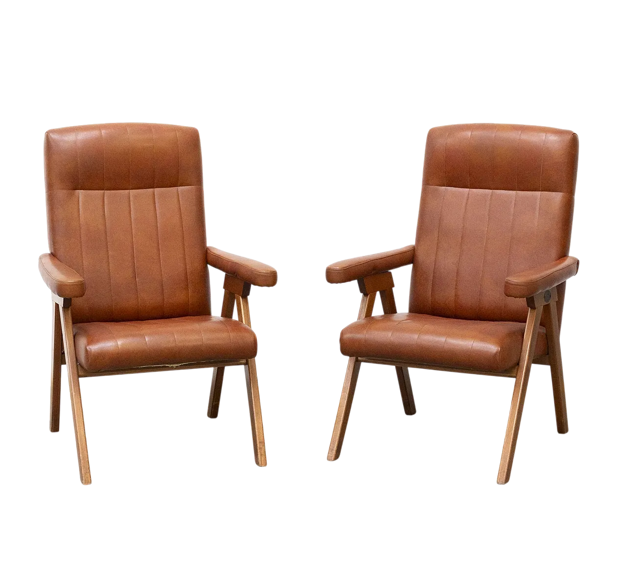 Pair of recliners from Mobilificio Valtorta, 1950s 16
