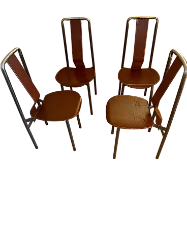 4 sedie Zanotta Irma di Achille Castiglioni, anni '80
