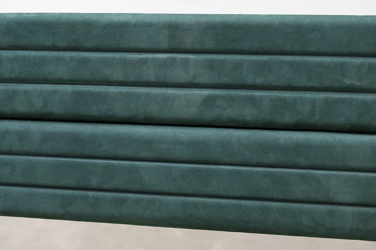 Prestigious handcrafted leather table, 2000s 6