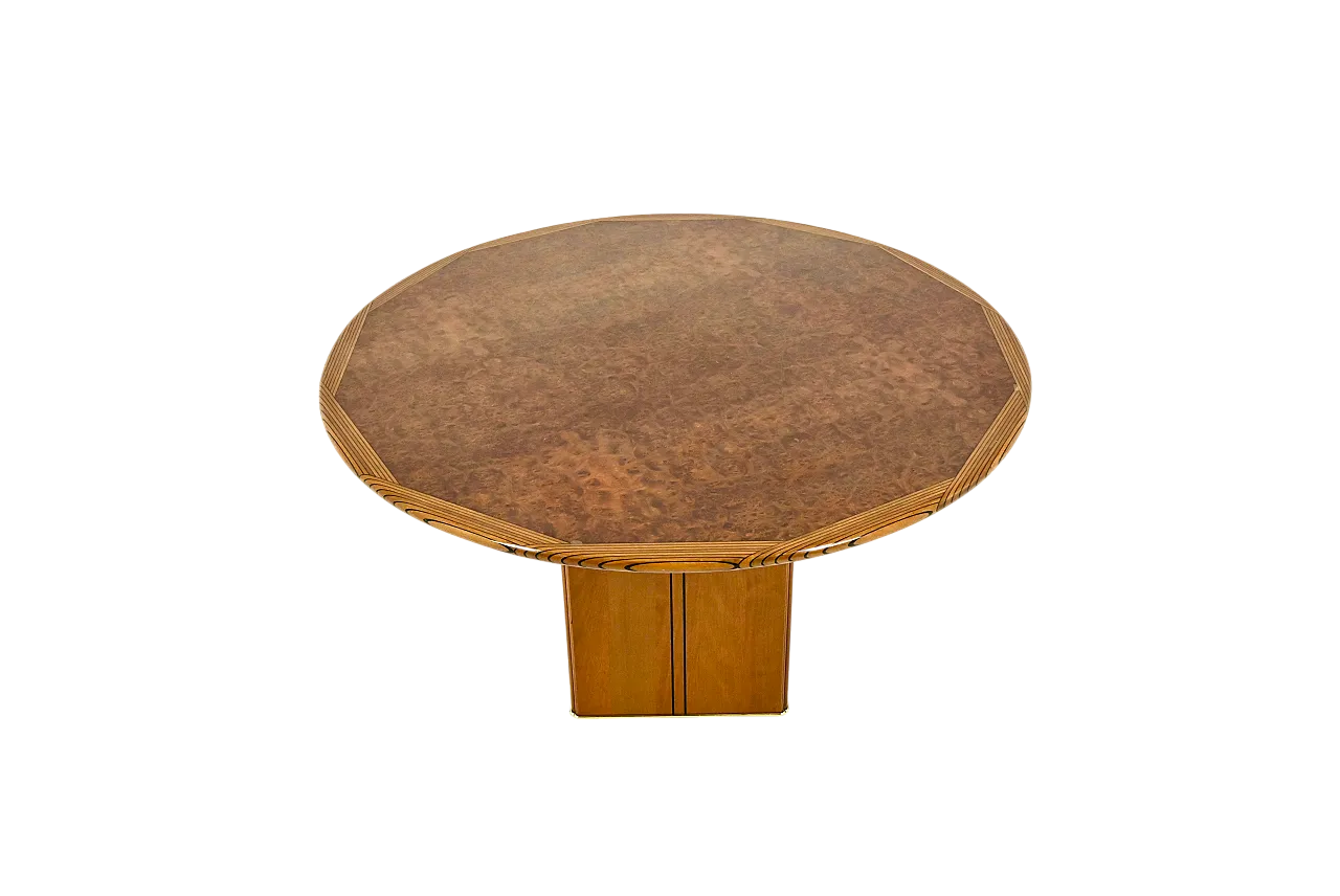 Tavolo rotondo Africa di Afra e Tobia Scarpa per Maxalto, 1975 10