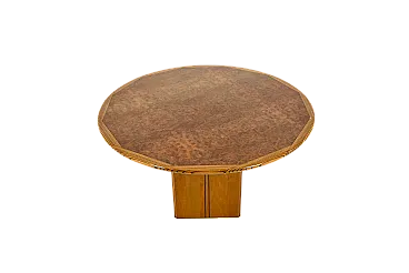 Tavolo rotondo Africa di Afra e Tobia Scarpa per Maxalto, 1975