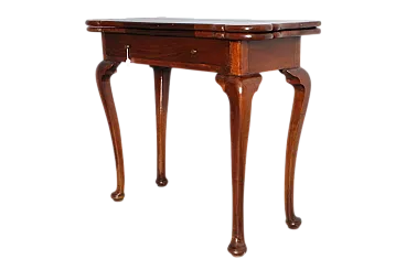 Tavolo da gioco Console Luigi XV in noce, metà '700