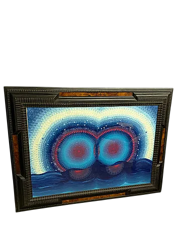 Watercolor painting modern art, 20th century