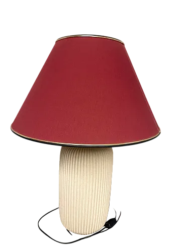 Lampada in ceramica effetto marmo, '900