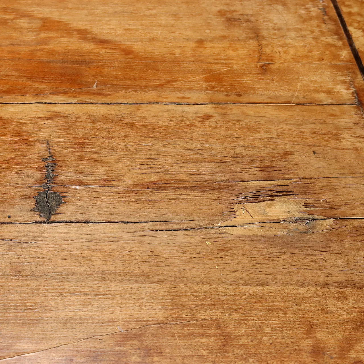 Tavolo in noce con filetti in ebano, primo '900 9