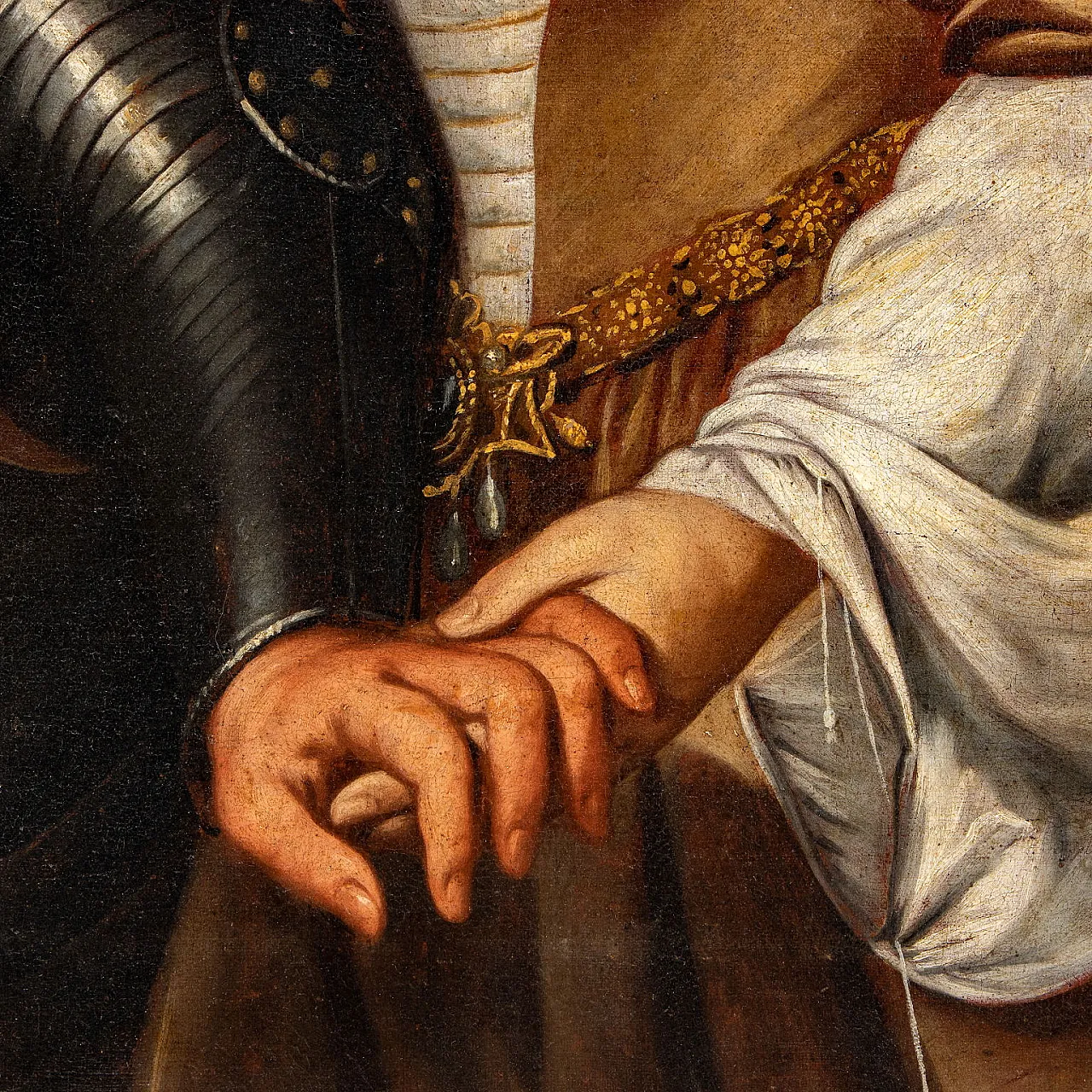 Scena biblica, olio su tela, '700 5