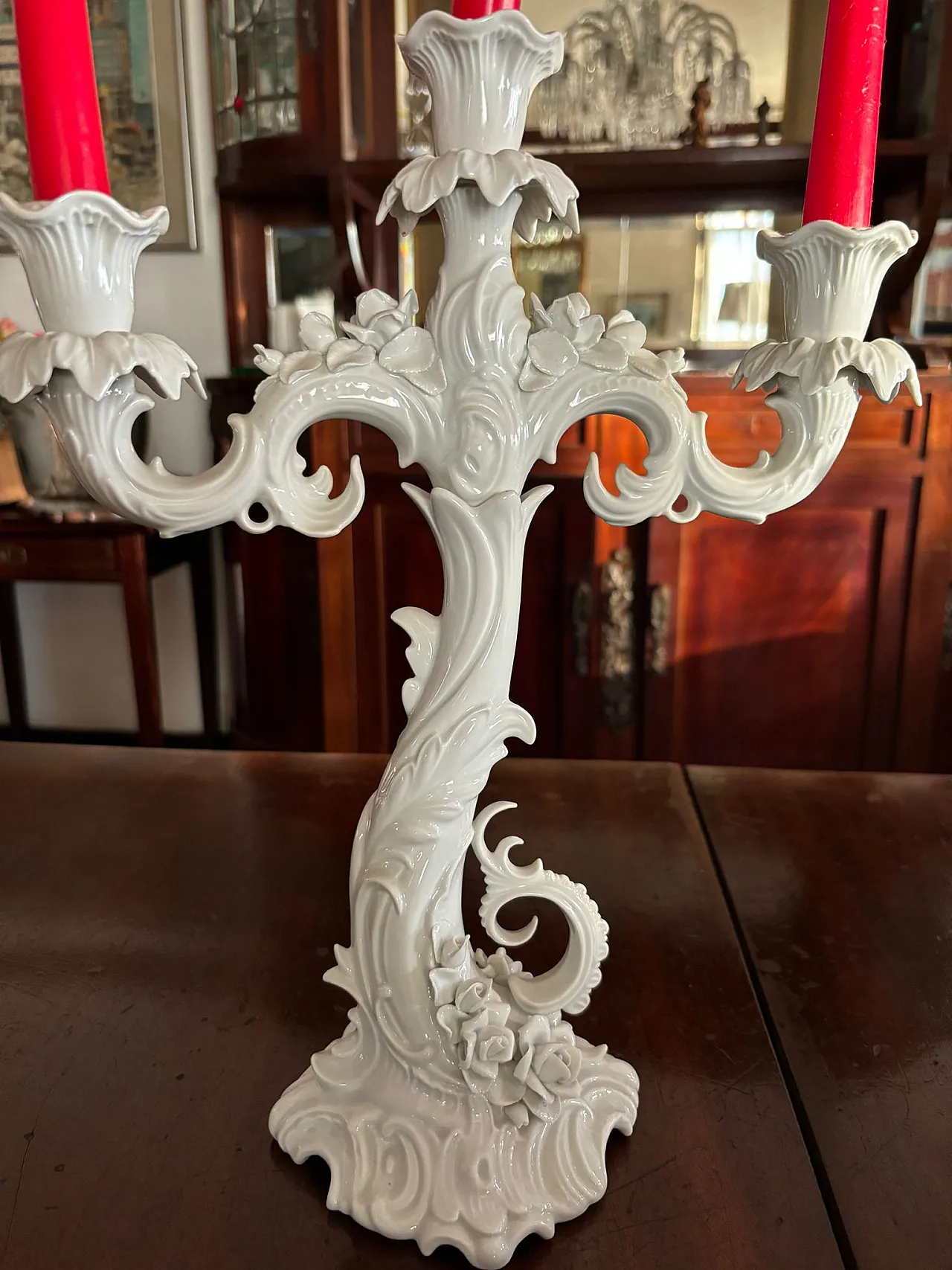 Coppia di candelabri in ceramica  di Alka Kunst, anni '60 4