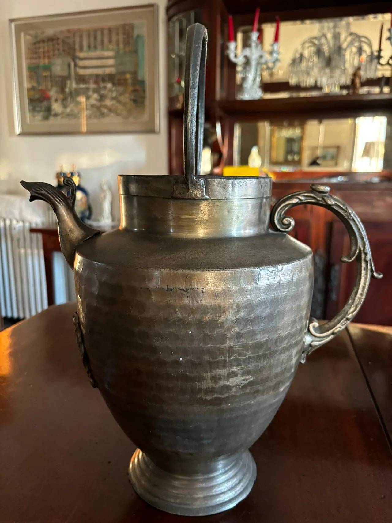 Pewter watering can, 20th century 1