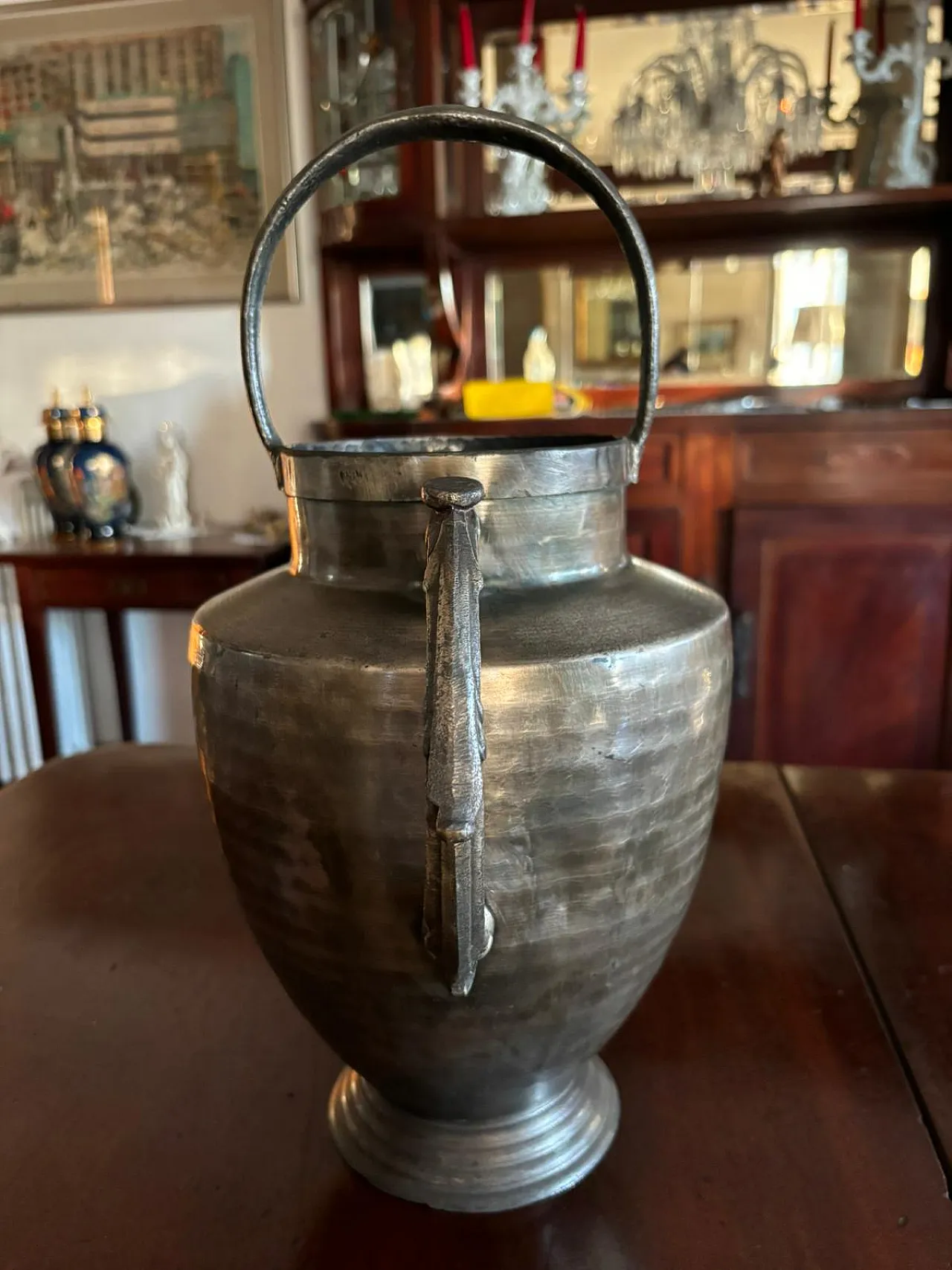 Pewter watering can, 20th century 2
