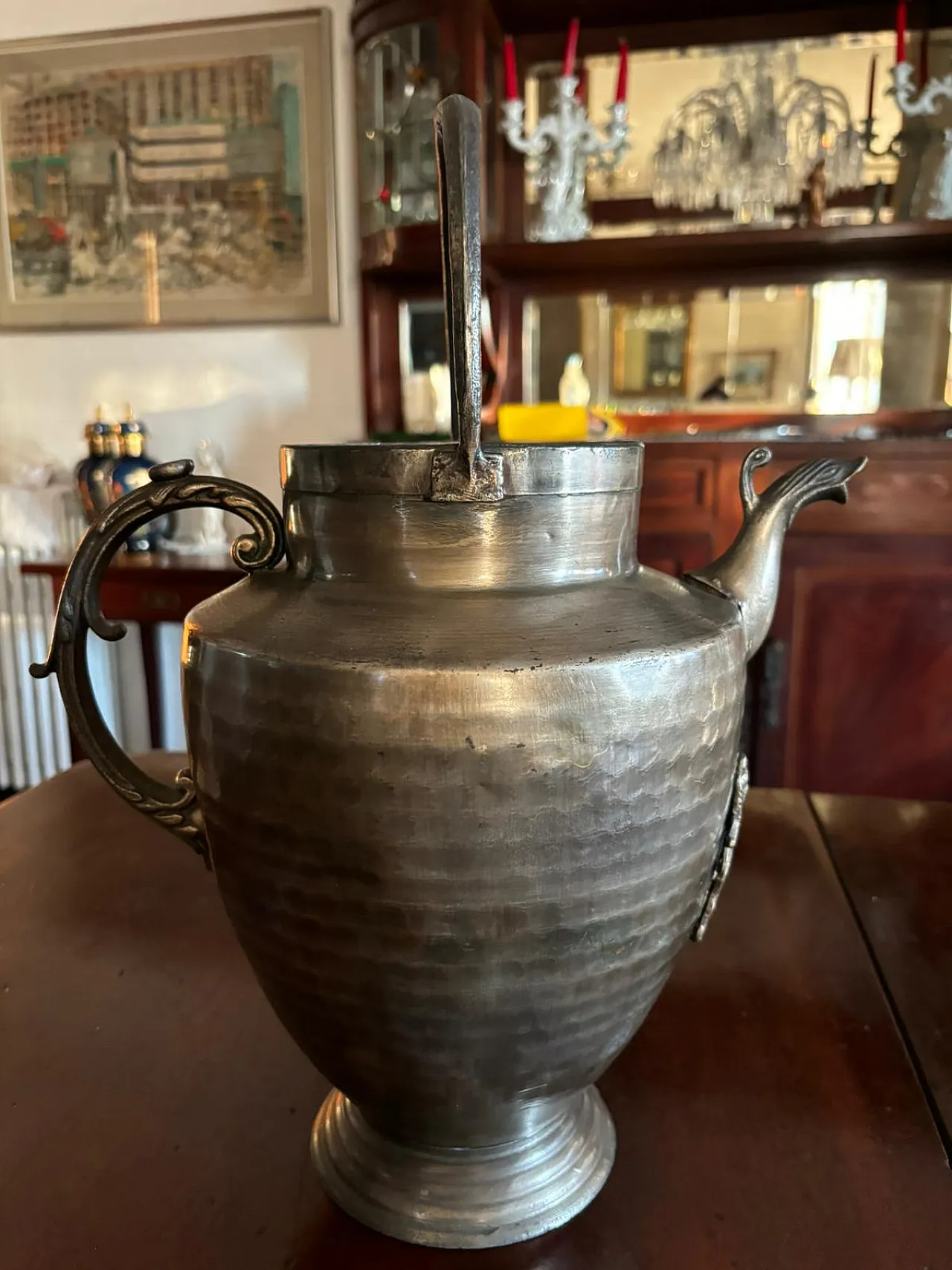 Pewter watering can, 20th century 3