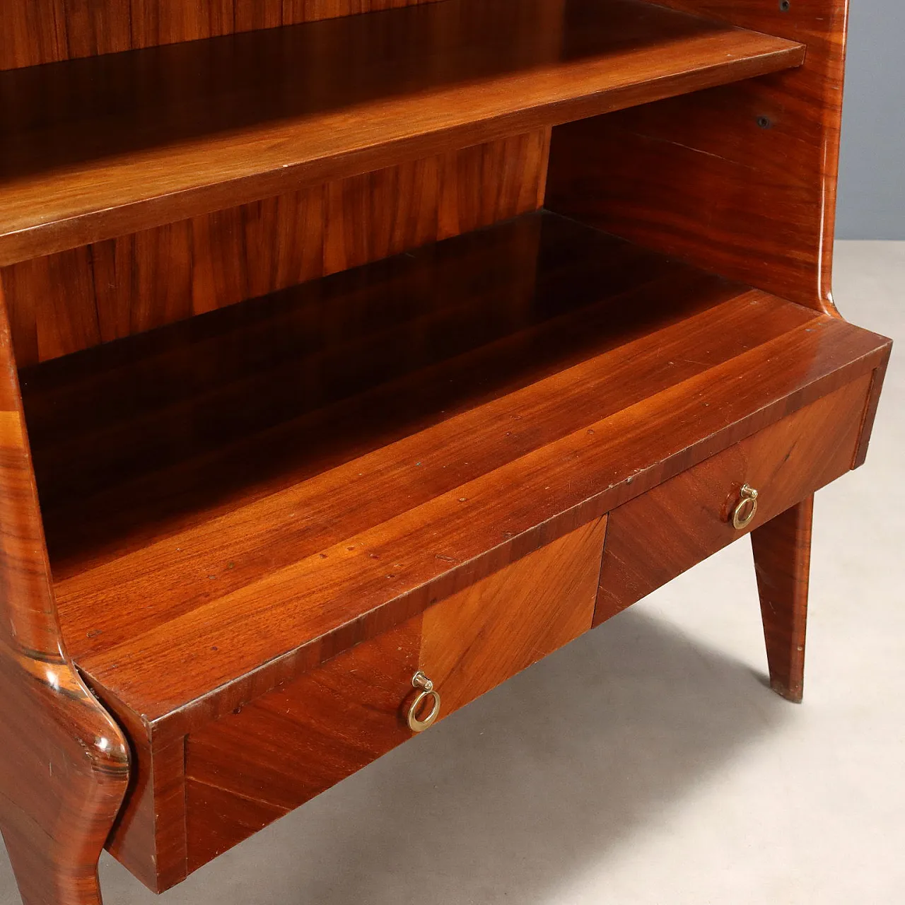 Mobile impiallacciato in mogano, '900 4