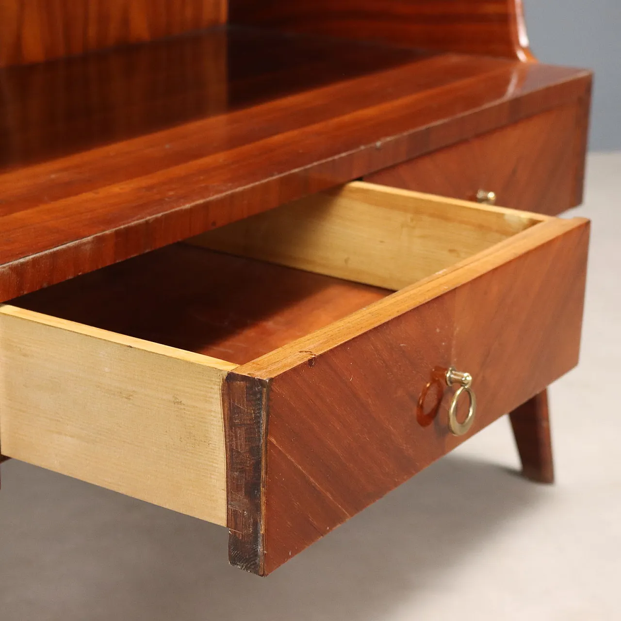 Mobile impiallacciato in mogano, '900 5