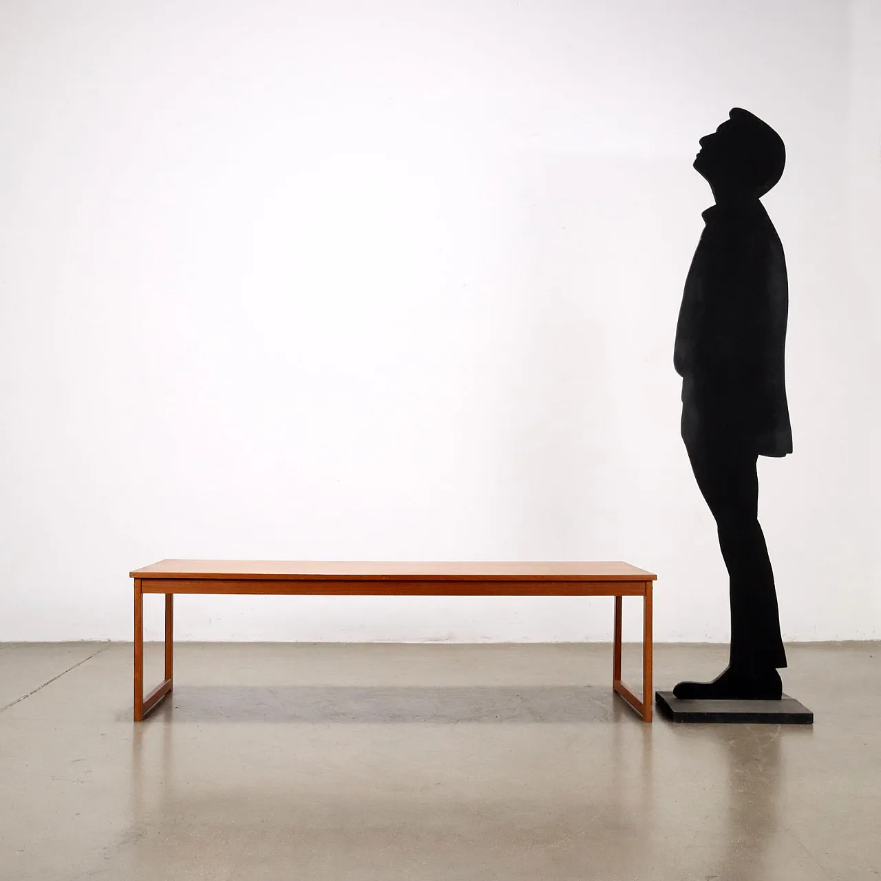 Tavolino in legno di teak, anni '60 2