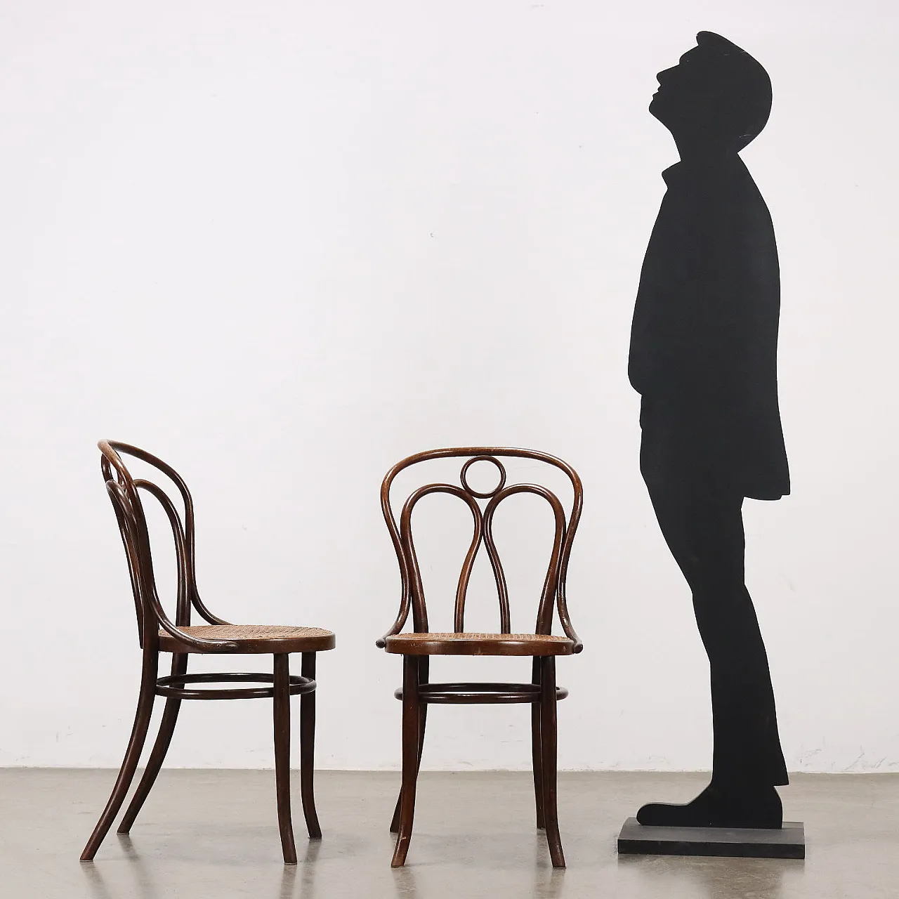 8 sedie J & J Kohn in faggio, '800 2