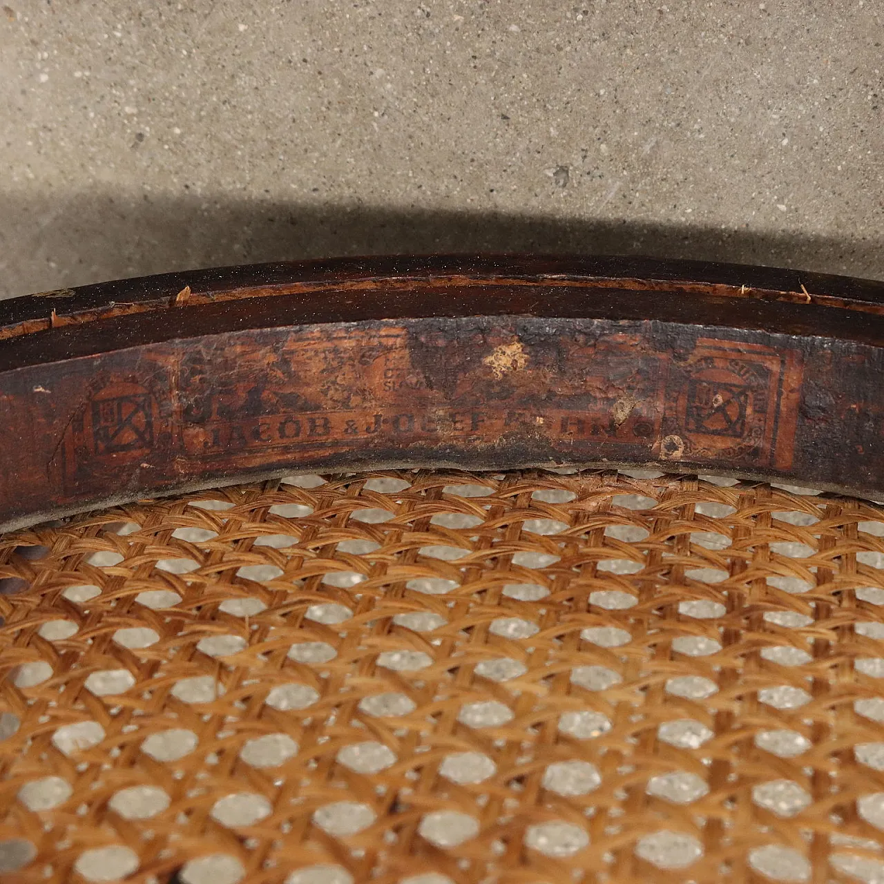 8 sedie J & J Kohn in faggio, '800 9