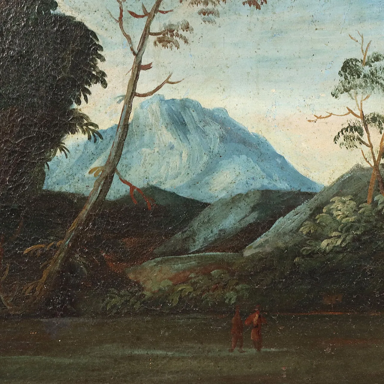 Dipinto olio su tela con cornice, '800 7