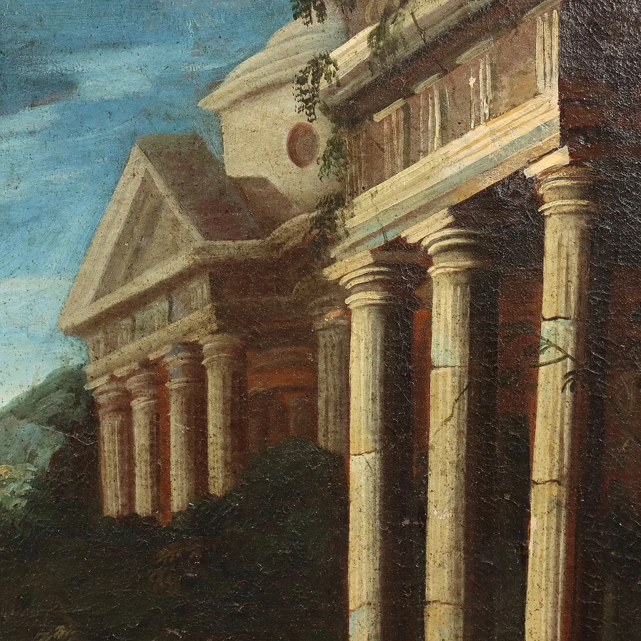 Dipinto olio su tela con cornice, '800 9