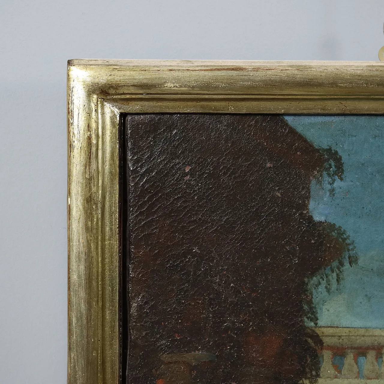 Dipinto olio su tela con cornice, '800 10