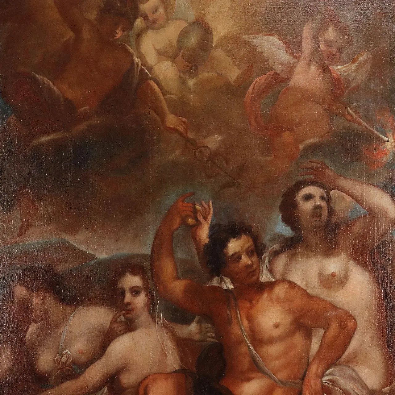 Il Giudizio di Paride, olio su tela, '700 3