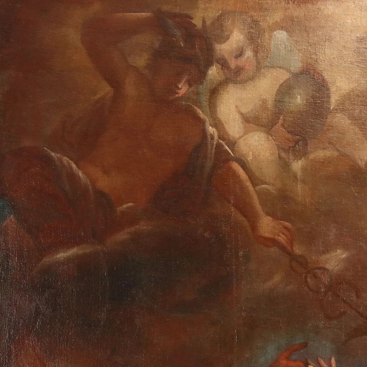 Il Giudizio di Paride, olio su tela, '700 4