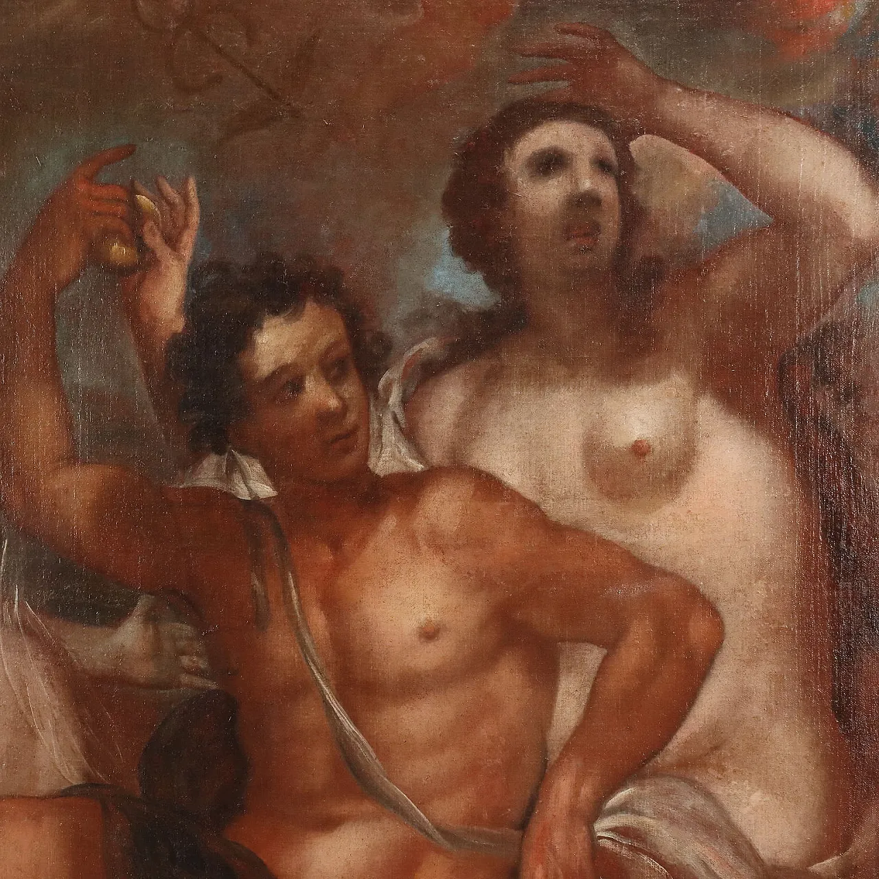 Il Giudizio di Paride, olio su tela, '700 6