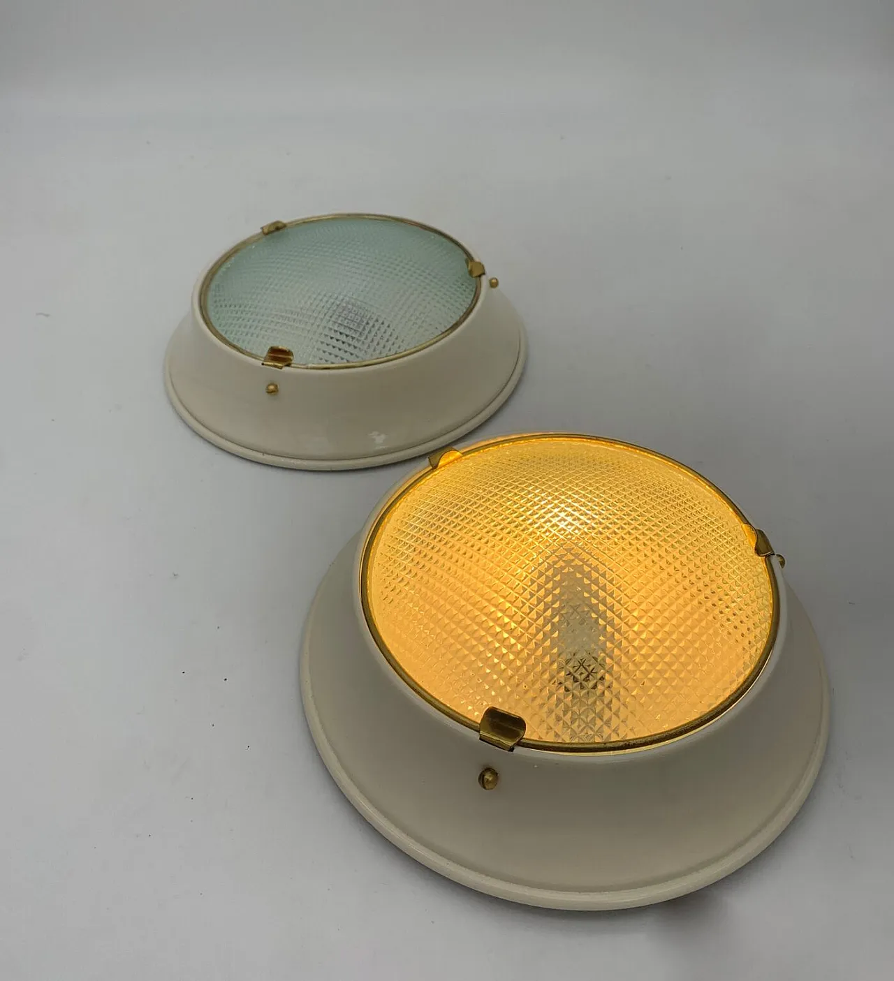 Coppia di applique attribuite a Fontana Arte, anni '60 1