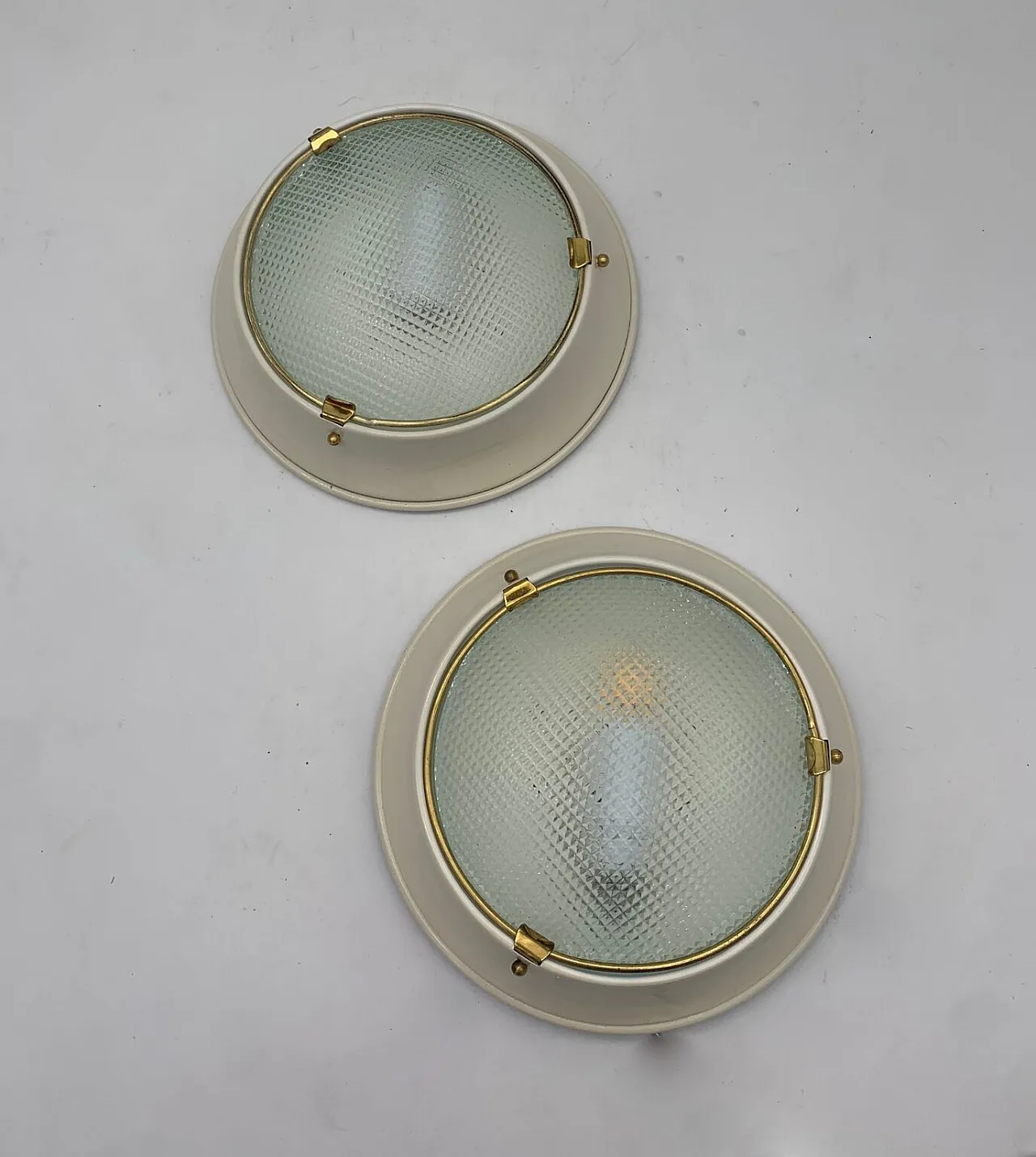 Coppia di applique attribuite a Fontana Arte, anni '60 2