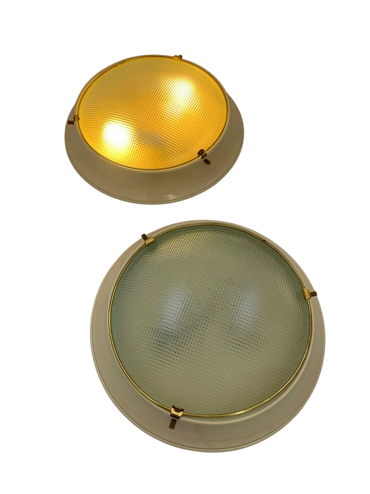 Pair of sconces attributed to Fontana Arte, 1960s 6