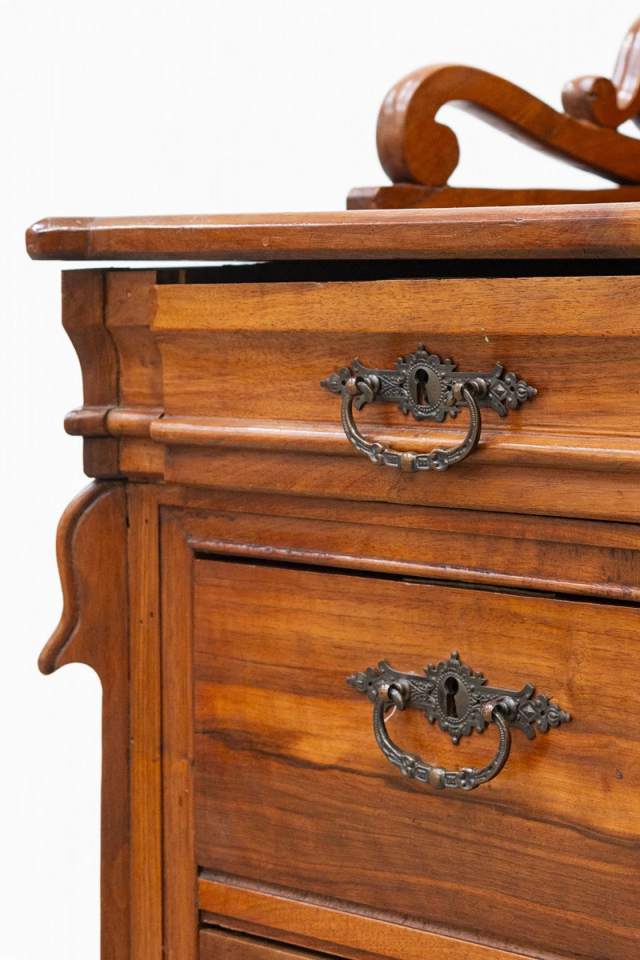 Scrivania in legno di noce, fine '800 10