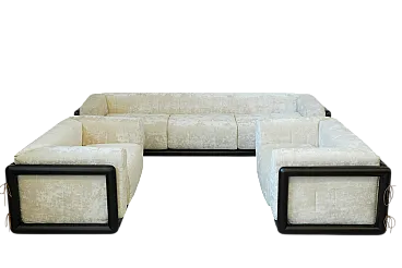 Cornaro Sofa & Armchair Set by Carlo Scarpa for Gavina, 70s