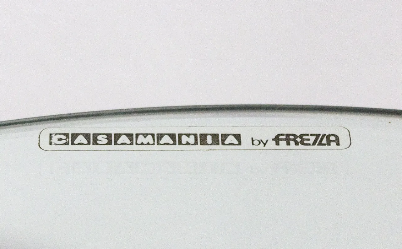 Tavolino a due ripiani in vetro e metallo Casamania di Frezza, '900 8