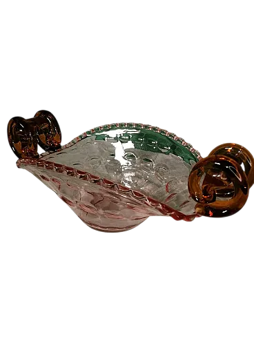 Centrotavola in vetro di Murano, anni '70