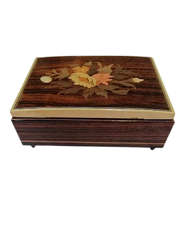 Portagioie musicale con motivo Grazie, amore mio, anni '70