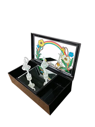 Portagioie musicale con ballerine, anni '50