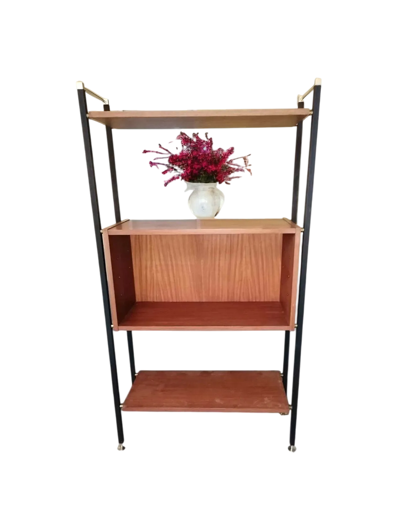 Libreria svedese con 2 ripiani e vano, anni '70 4