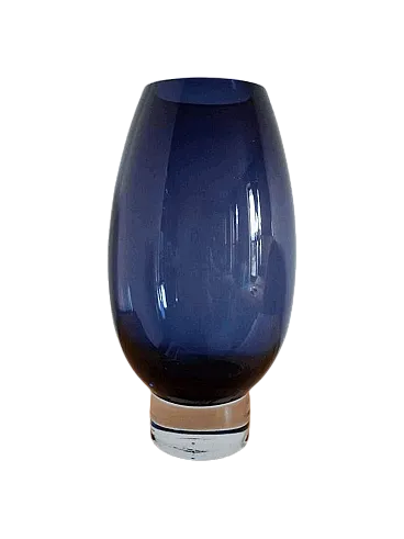 Vaso di Murano sommerso di Flavio Poli per Seguso, anni '70