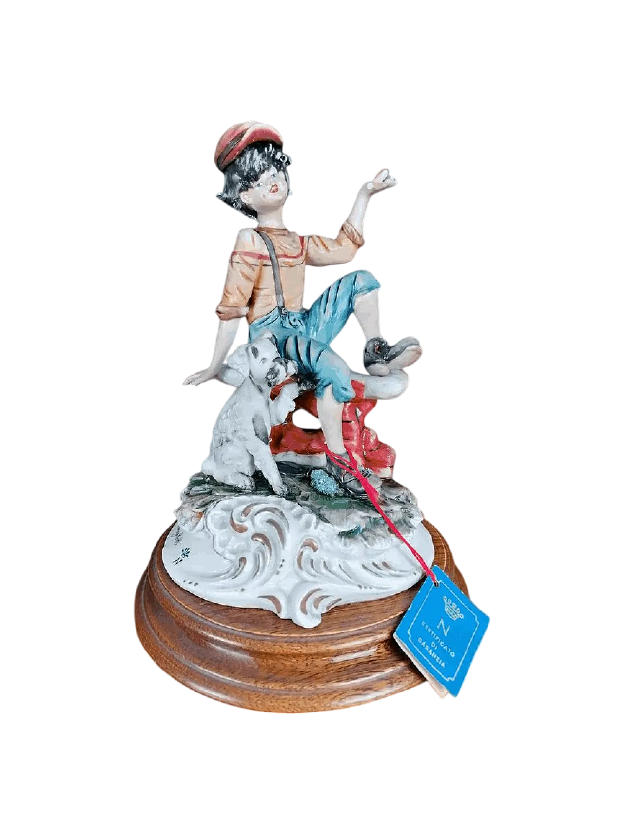 Statuina in ceramica di Meneghetti per Capodimonte, anni '70 5