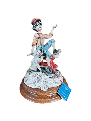 Statuina in ceramica di Meneghetti per Capodimonte, anni '70