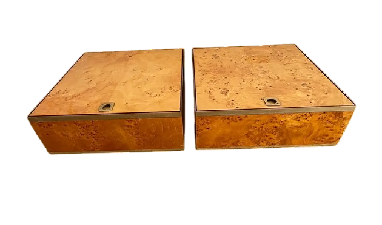 Pair of Willy Rizzo containers by Mario Sabot, late 1900s 5