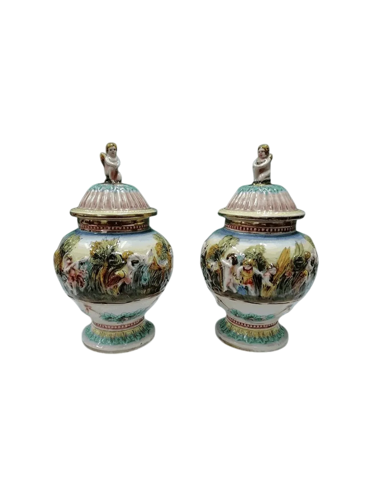 Coppia di potiche di Alfredo Ciulli, anni '30 8