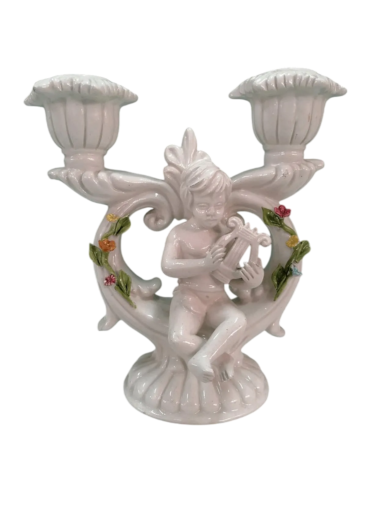 Portacandele in ceramica di Bassano, anni '50 6